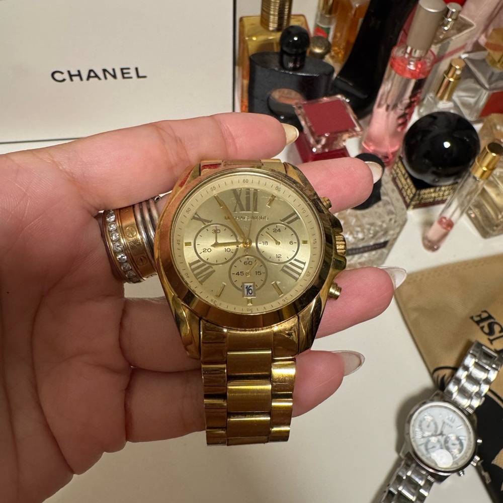 Gold Michael Kors watch